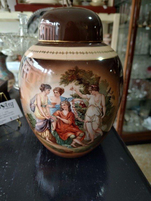 Producto - POTICHE PORCELANA CHECA