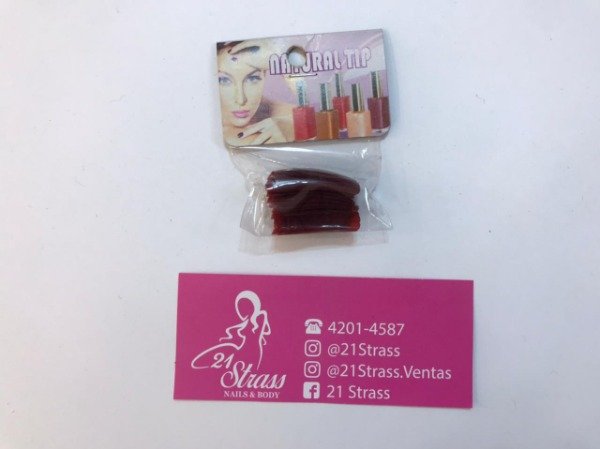 Producto - Tips Bordó x20u