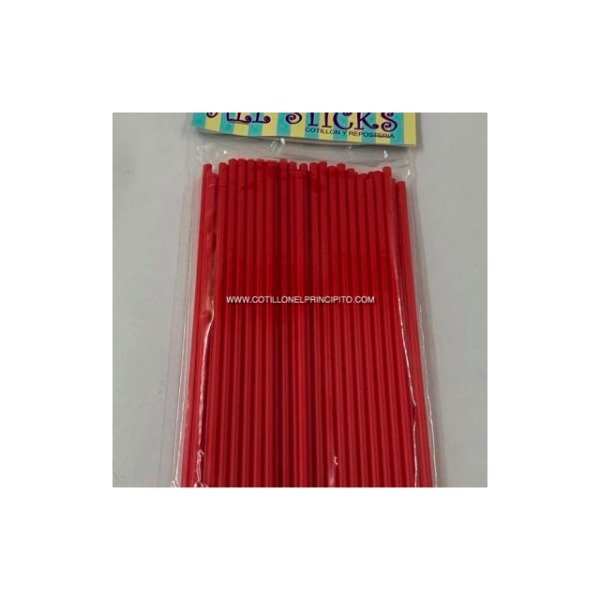 Producto - Palito Para Chupetín Rojo 15cm x50 Unidades
