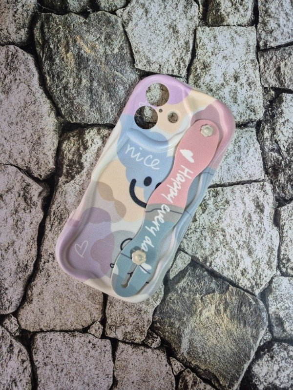 Producto - Funda tpu diseño con strap Iphone 17 nice
