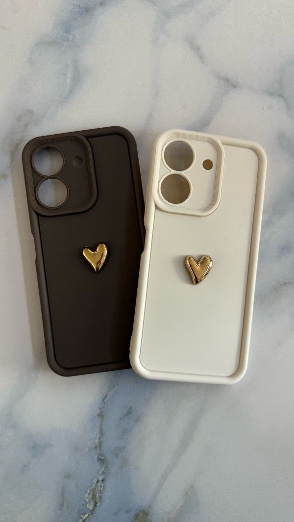 Producto - Funda corazón dorado Xiaomi redmi 13C