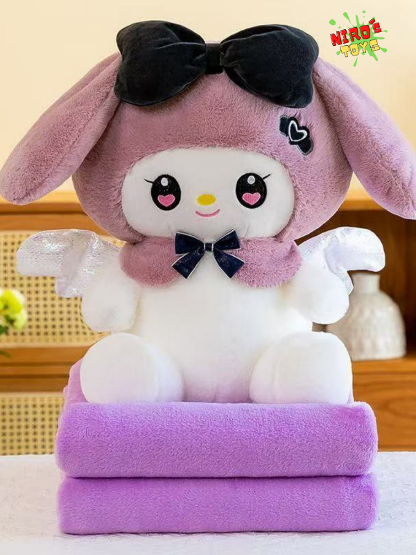 Producto - Sanrio + Manta (45CM) - Peluche Sanrio - Nirostoys