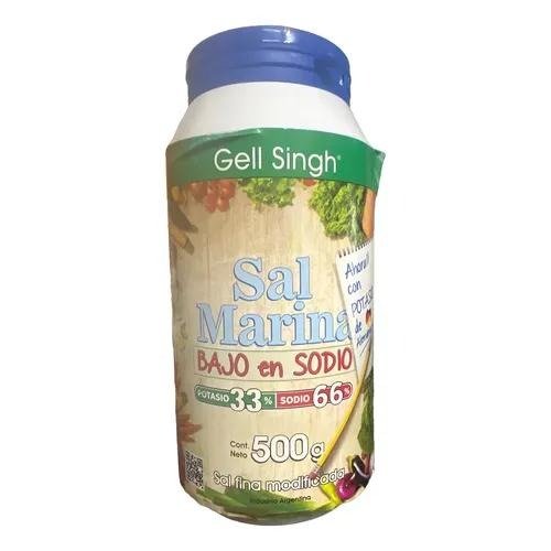 Producto - Sal Marina Baja en Sodio - Gell Singh-