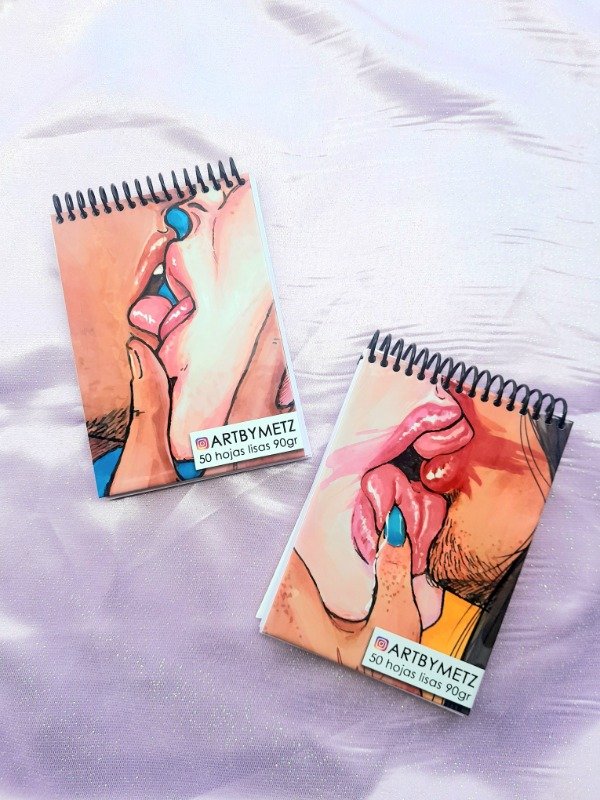 Producto - Libretas A6 personalizadas tapa vinilo blanco (pack de 10)