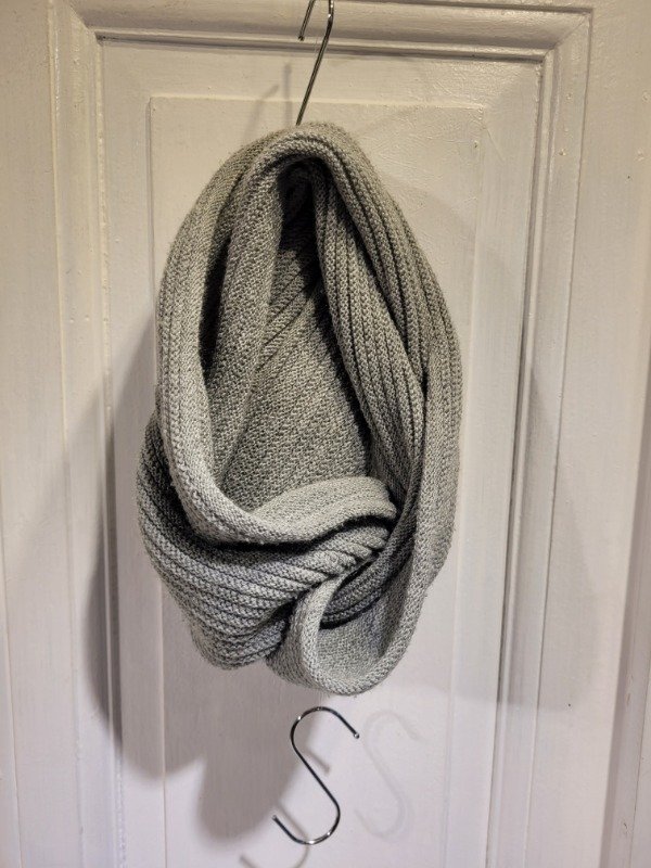 Producto - Bufanda infinita gris claro - PRECIO: 6X - 0