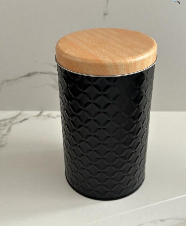 Producto - Lata redonda Negra