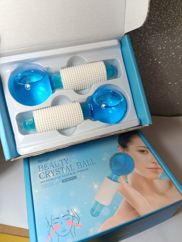 Producto - Rodillo hockey de vidrio masajeador facial