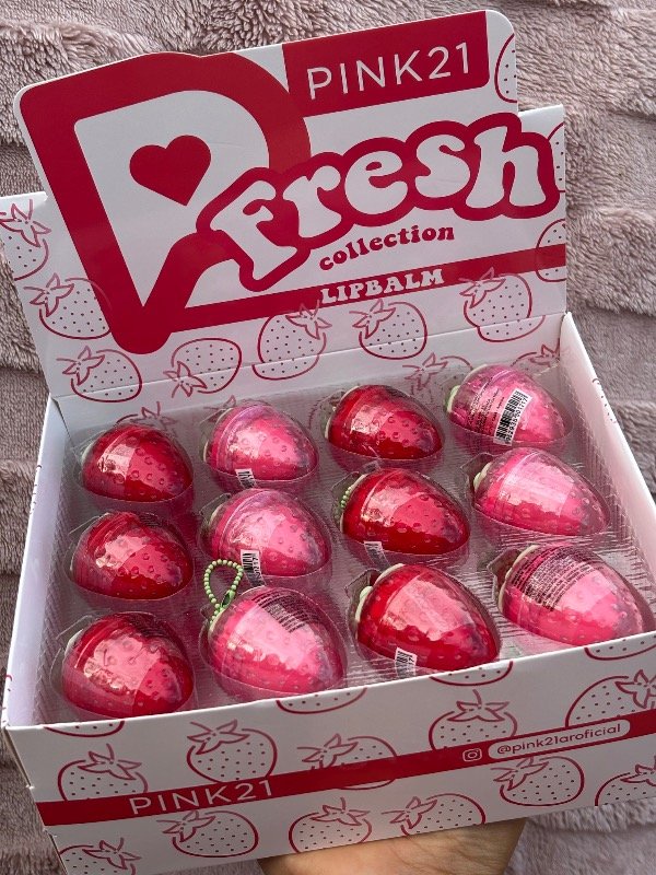 Producto - Bálsamo frutilla + llavero PINK 21
