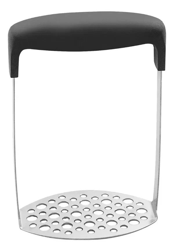 Producto - Pisapapas de acero inoxidable Hudson - Mango negro
