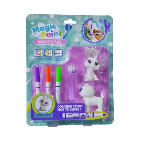 Producto - SET DE MASCOTAS PARA PINTAR 6 PIEZAS EN BLISTER 20X25CM