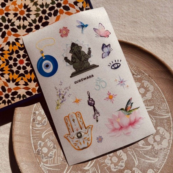 Producto - Plancha de Stickers Om Frosted