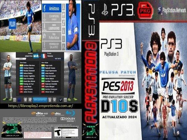 Producto - PES 2013 PELUSA PATCH 2024 (PS3) (FORMATOS: CARPETA - NO HEN - ISO)