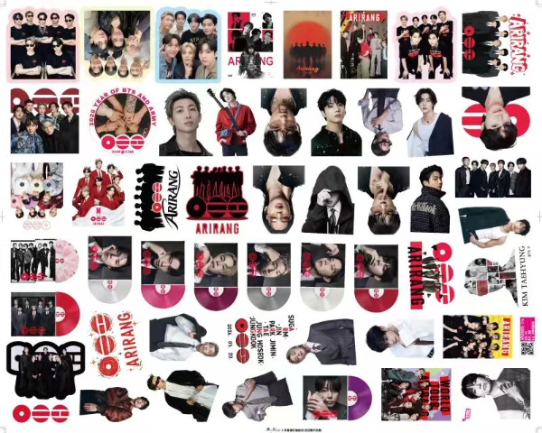 Producto - Pack de sticker BTS OLD NEW SURTIDO X10