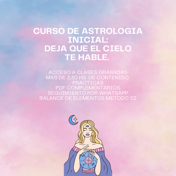 Producto - Curso de astrología inicial