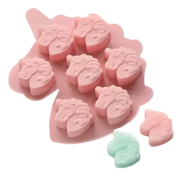 Producto - Molde Silicona Cabeza Unicornio x7 Ideal P/ Velas Jabones