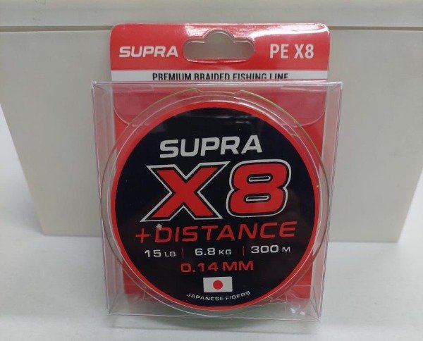 Producto - MULTIFILAMENTO SUPRA +DISTANCE X8 X300 METROS
