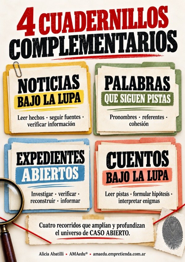 Producto - Lectura CASO ABIERTO - NOTICIAS POLICIALES Y PRONOMBRES (Lengua, Sexto) - 3
