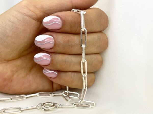 Producto - Cadena forcet largo plata inflada