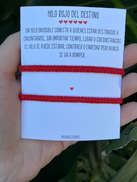 Producto - HILO ROJO CLASICO SIN DIJES