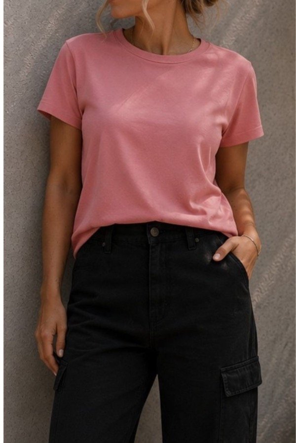 Producto - REMERA BASICA TINA ROSA