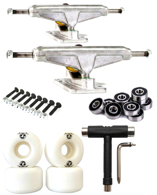 Producto - Combo Trucks Skate Dater Ruedas 54mm Rulemanes Abec 9 y Llave T - ENVIO GRATIS