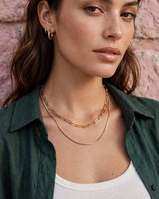 Producto - COLLAR 2 EN 1 LINKS GOLD