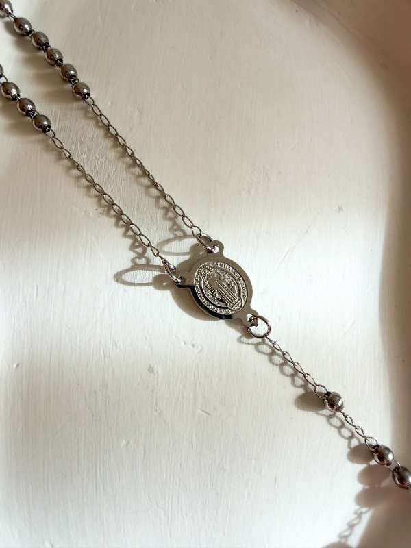 Producto - Rosario plateado