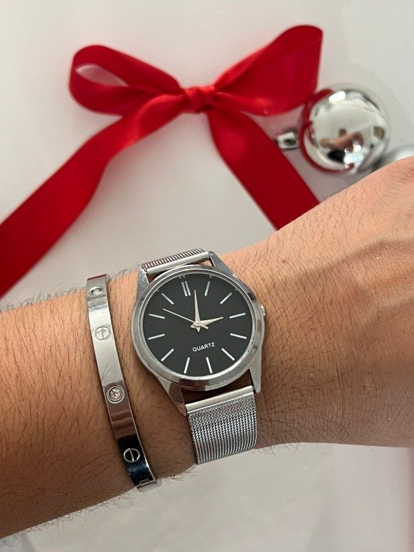 Producto - RELOJ ELEGANCE FONDO NEGRO