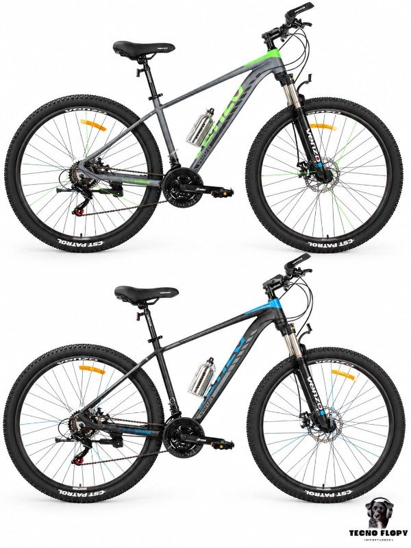 Producto - Bicicleta venzo accesorios shimano r29 con liquido antipinchadura 2 luces led