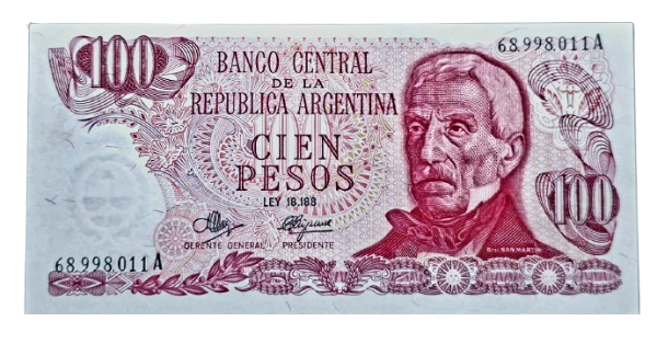 Producto - 100 Pesos Ley 18.188 (Mancini - Brignone) Bott.2386 -XF