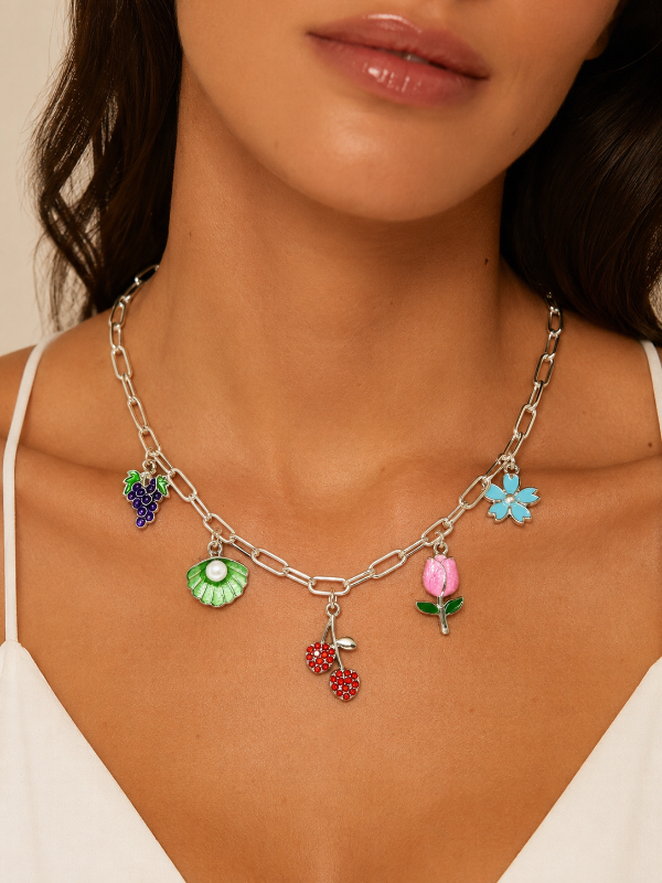 Producto - Collar Jardín Cherry