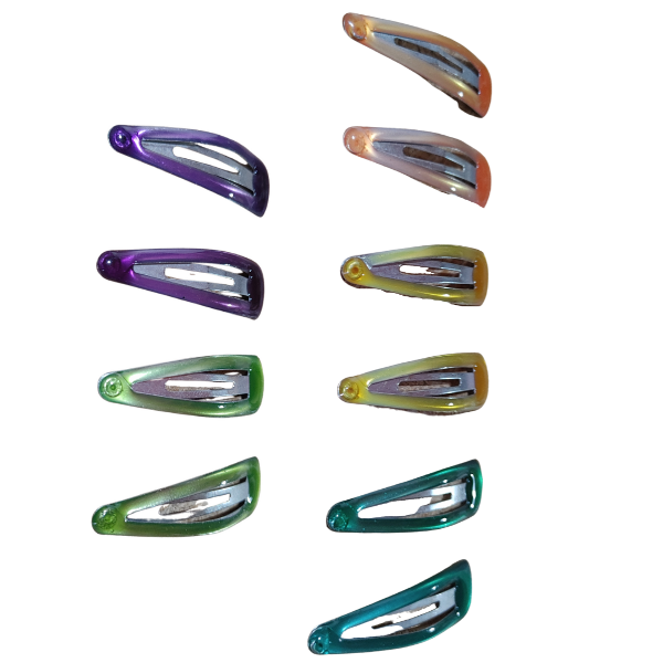 Producto - Hebillas De Pelo Tic Tac Brillantes Niña Mujer Pack X 10 unidades - 5