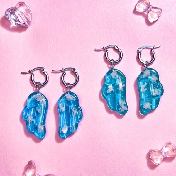Producto - Aros Wings Cielo.