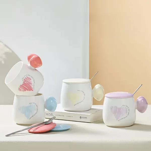 Producto - Taza Ceramica Mango Corazon