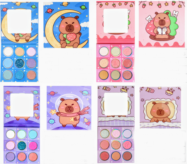 Producto - PALETA DE SOMBRA CAPIBARA X9 COLORES