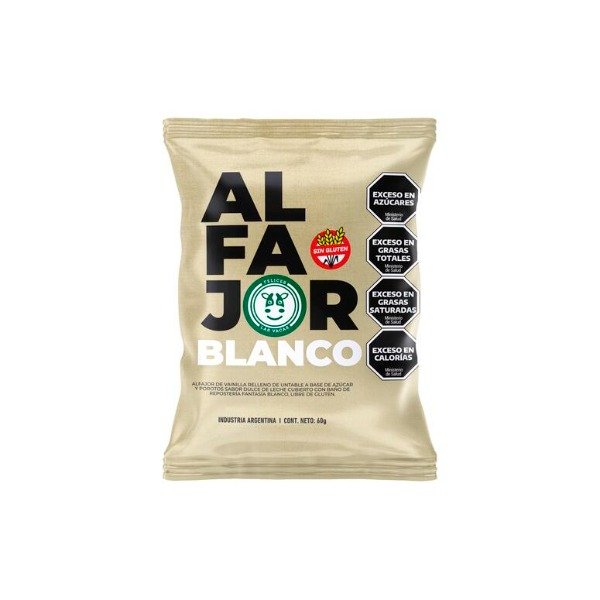 Producto - Alfajor Blanco x 60g FELICES LAS VACAS