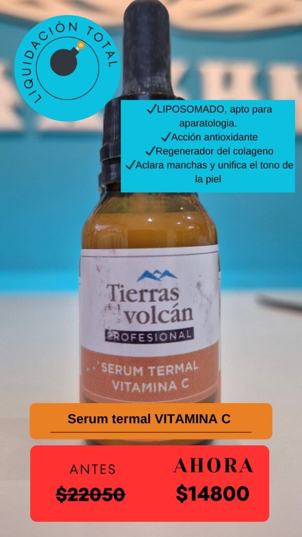 Producto - Serum termal vitamina C liposomado