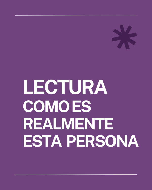 Producto - Lectura Como Es Realmente Esta Persona