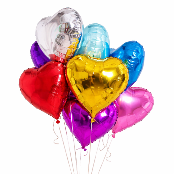 Producto - Globo Metalizado Corazon 18 Pulgadas (45 cm)