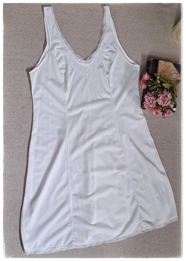 Producto - Enagua Combinación Blanco talle L