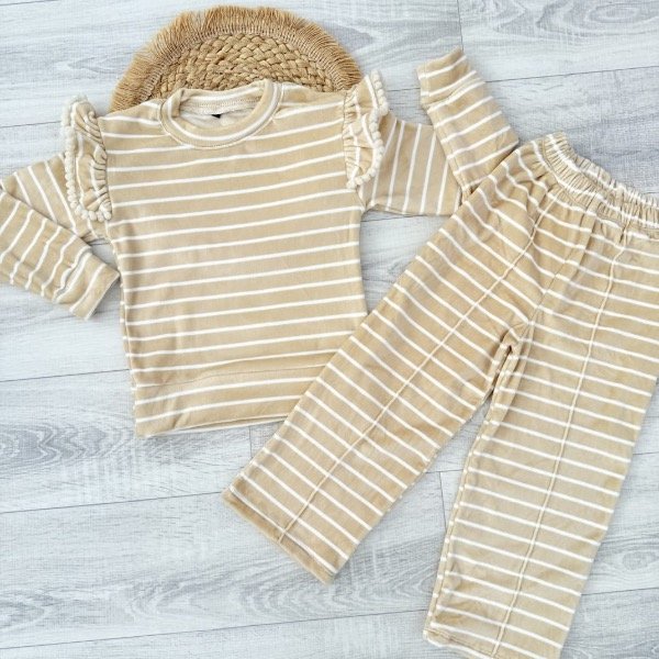 Producto - CONJUNTO SOFIA BEIGE (BUZO + PALAZO)