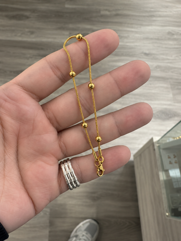 Producto - Pulsera 022 acero dorado