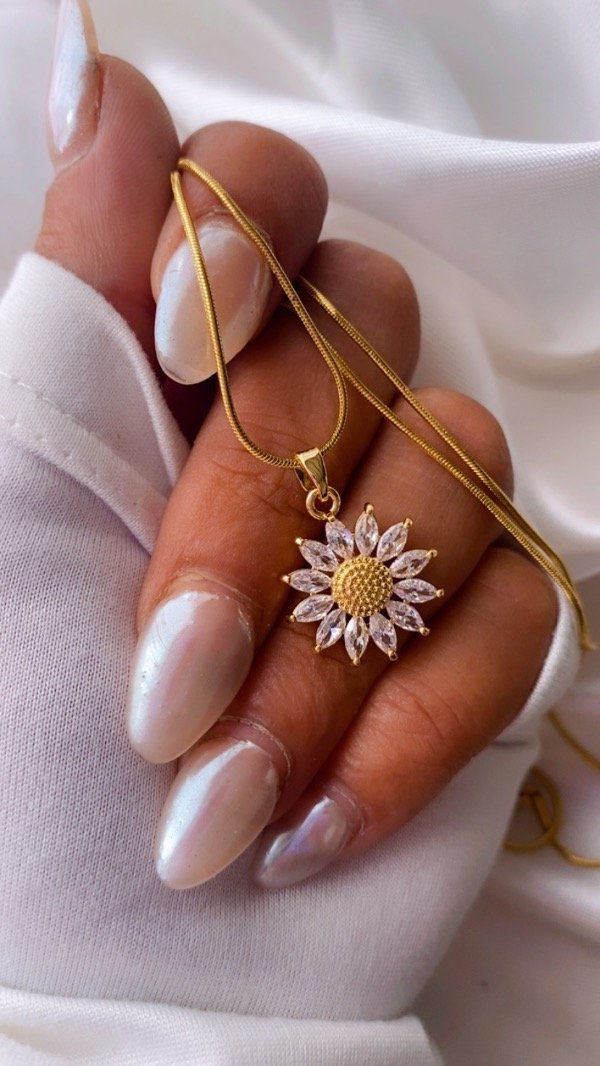 Producto - Collar girasol sheine