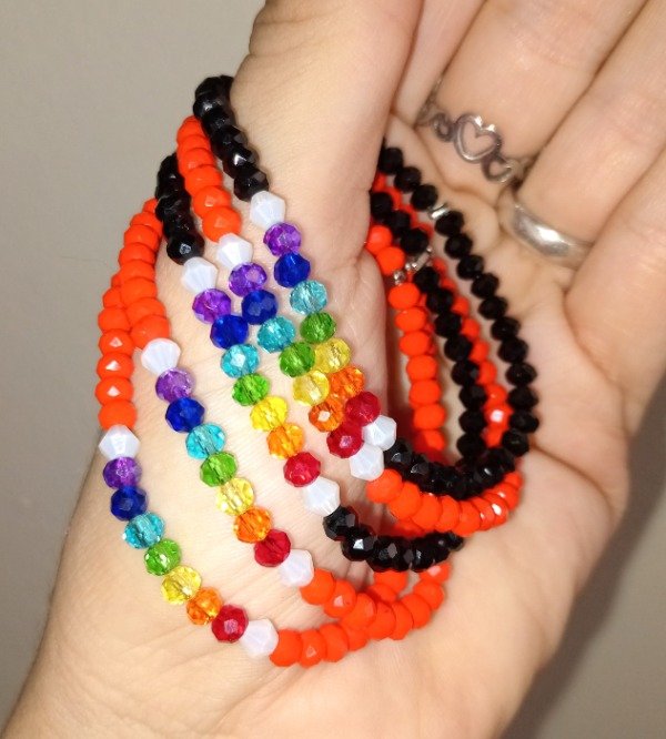 Producto - Pulsera cristal de roca 7 chakras