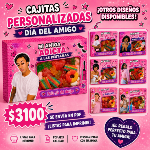 Producto - CAJAS MEMES DIA DEL AMIGO