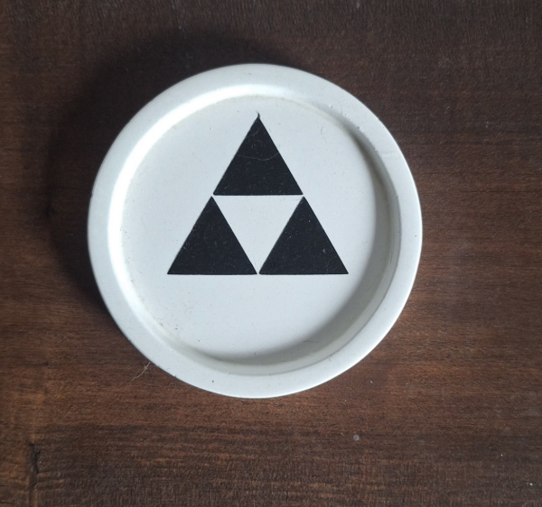 Producto - Posavasos Redondo The Legend of Zelda Trifuerza