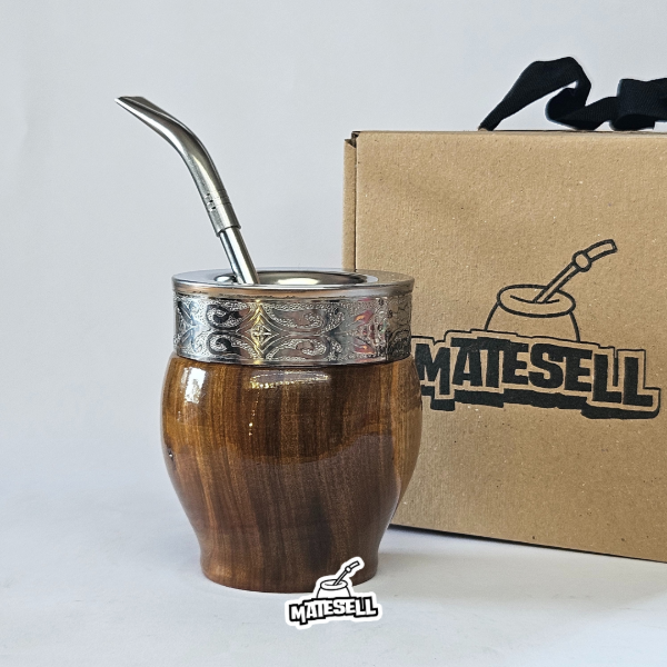 Producto - MATE IMPERIAL ALGARROBO DARK - Inox