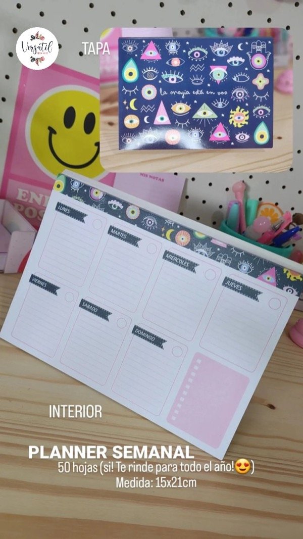 Producto - Planner Semanal A5 La magia esta en vos