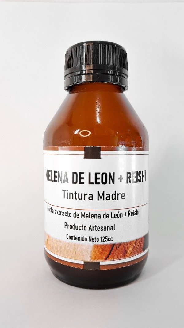 Producto - TINTURA MADRE MELENA LEON + REISHI 125cc. DOBLE EXTRACCION.