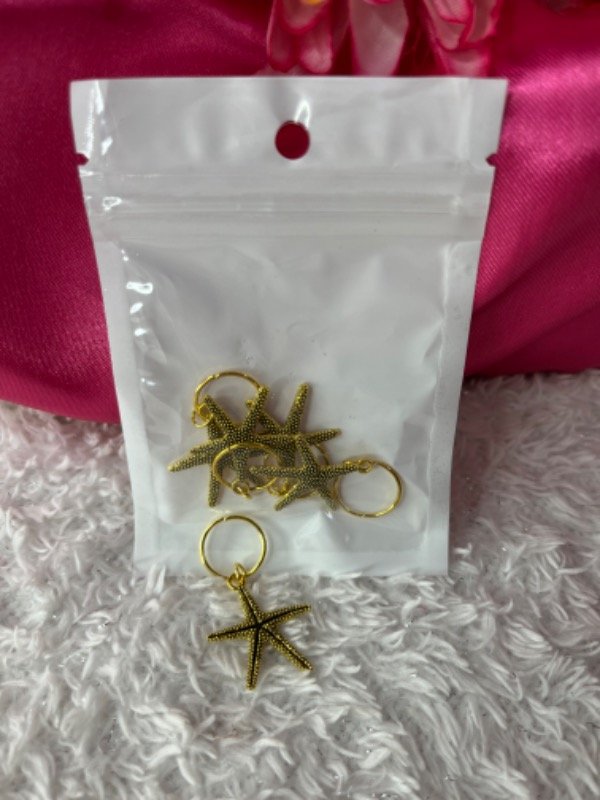 Producto - Cuff para trenza estrella dorada
